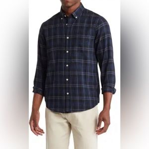 Slate & Stone Plaid Corduroy Button Down Size Medium